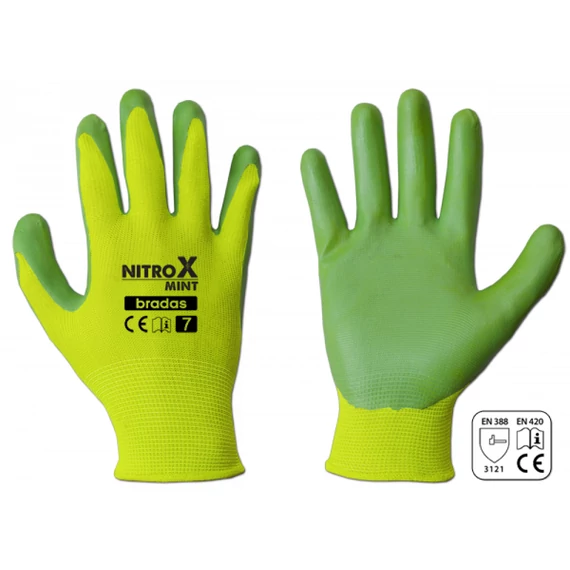 Kesztyű Nitrox Mint 8 BRADAS