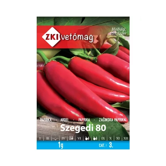 Fűszerpaprika Szegedi 80 1g ZKI