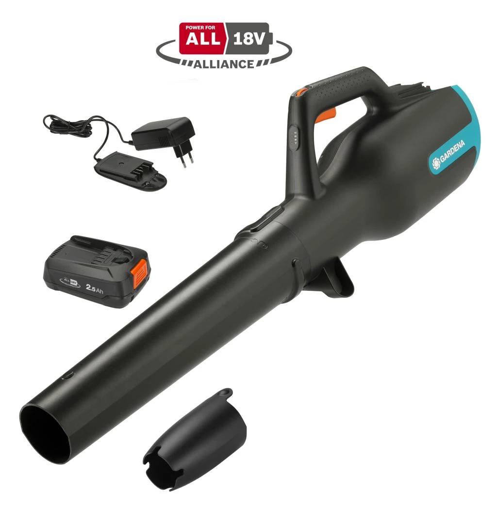 Gardena Lombfújó PowerJet 18V P4A akkumulátorral